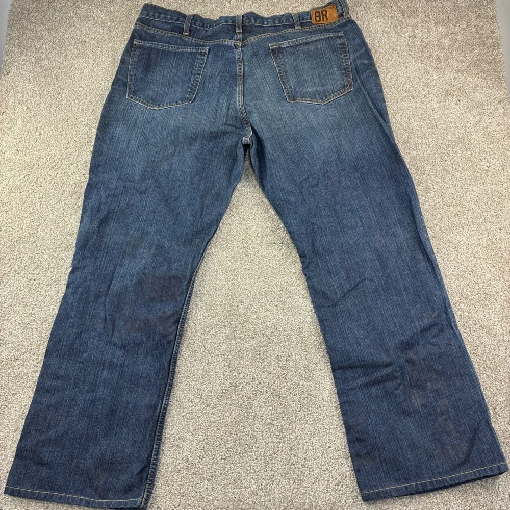 Banana Republic Mens Straight Leg Jeans 42x36 Blue Medium Wash Cotton Americana
